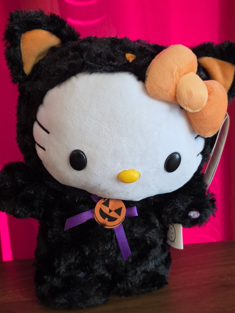 Hello Kitty as Black Cat Halloween Door Greeter Sanrio NWT
